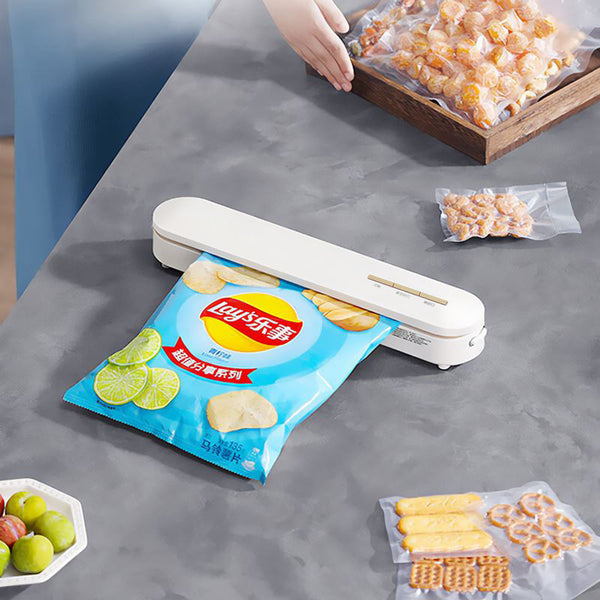 Vacuum sealing machine Food preservation Small commercial household plastic sealing machine Fully automatic One piece free shipping Africa