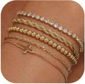women's gold chain bracelet 14k paper clip chain, figaro chain, exquisite gold bracelet, casual bracelet