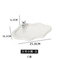 Ins electroplated silver tray popular same style photo props jewelry storage display tray cartoon bear creative ornaments