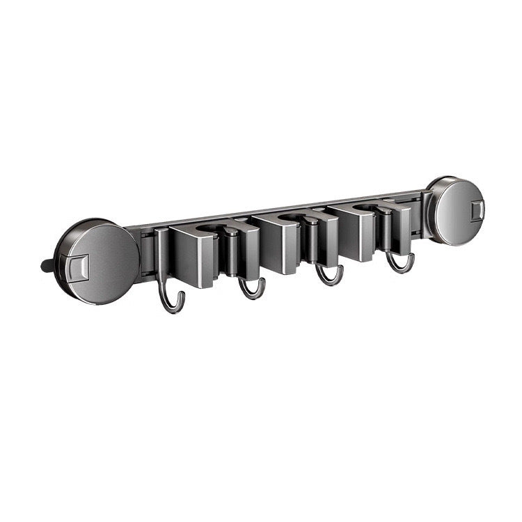 Toilet suction cup mop wall hanging clip bathroom non-punching artifact fixed hook buckle broom storage hanger