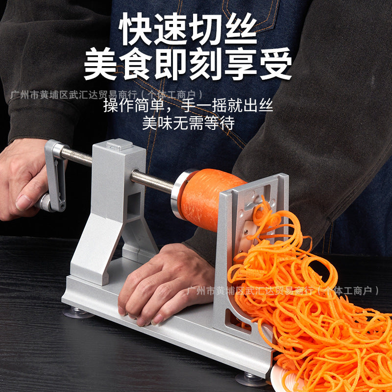 Thousand silk potato machine waterfall potato shreds popular hot pot restaurant shredded silk extra long cutting vegetable planer radish shreds handy gadget commercial use