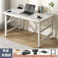 Foldable computer desk desktop home office desk bedroom small table simple study writing desk rectangular