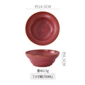Vintage aesthetic ceramic rice & dessert bowl - high-end tableware for restaurants & hotels - fruit salad, snack, and breakfast bowl