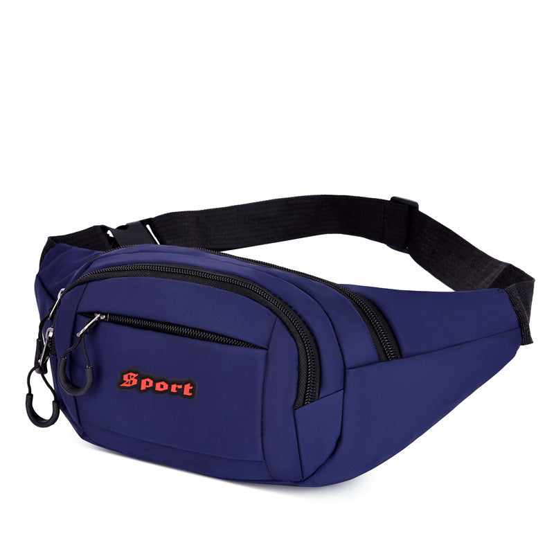 New niche men's messenger bag fashion spring and summer multi-functional breast bag fitness outdoor sports mobile phone fanny pack women