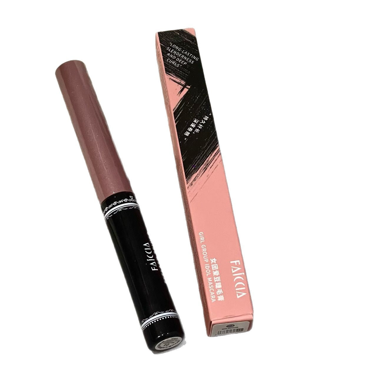 FAICCIA Women's Troupe Idol Mascara Waterproof and not easy to smudge Extremely fine curled slightly curved eyelash primer