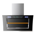 Wholesale high suction range hood for home kitchen side suction type no need to disassemble and wash small exhaust double motor range hood
