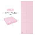 tpe folding yoga mat, 4mm thin portable outdoor eco-friendly odorless balance mat for sports and fitness