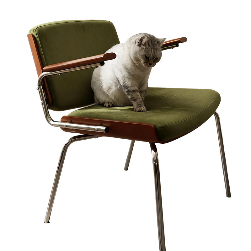 Used dining chair single back casual chair for home armrest sofa chair design study computer office stool