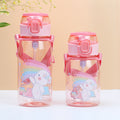 Factory personalized cute cartoon kids plastic cup duckbill straw cup portable strap cup cross-border water cup