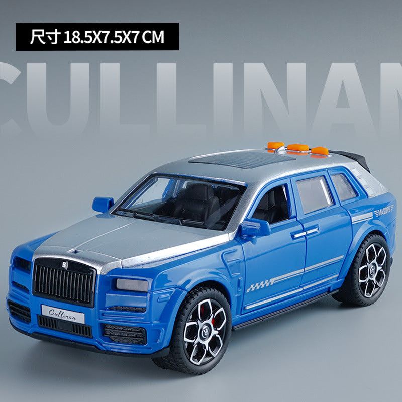 Kids' realistic inertia off-road vehicle model - doors open, lights & music - inertia toy car - cross-border hot seller