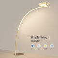 Butterfly floor lamp - stylish ambient lighting for living room, sofa side, bedroom bedside, and fishing - premium, light luxury, creamy style
