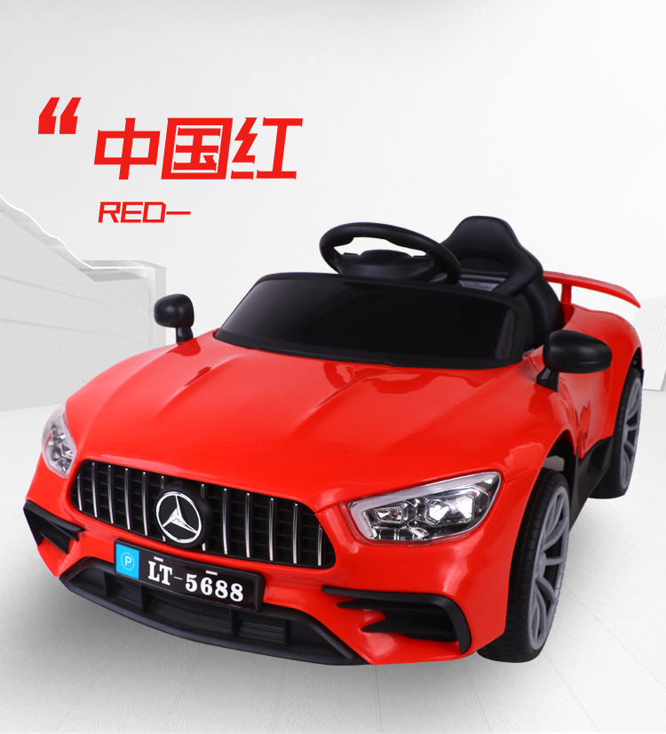 Mercedes-Benz children's electric car four-wheeled single boy and girl remote control early education can sit adult manufacturers wholesale