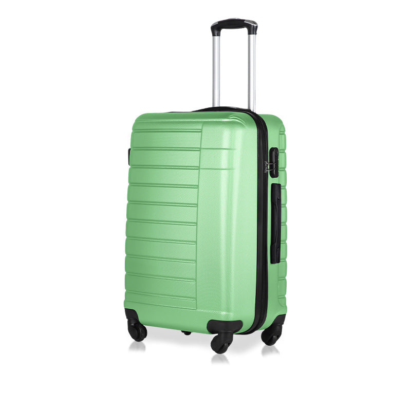 Foreign trade new tie rod suitcase three-piece set thickened wear-resistant and anti-drop ABS boarding case universal wheel password box