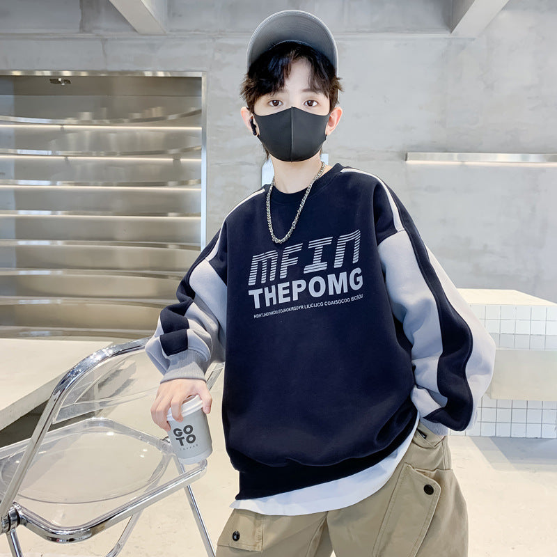 Kids' boys' sweatshirt - spring/autumn  new collection - toddler & little boy's spring/autumn style - baby boy's spring top