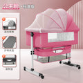 Modular baby crib 0-2 years newborn infant bed baby rocking bed bb children's bed cradle multifunctional foldable