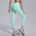 European and american seamless tight-fitting yoga set - waist-defining, slimming, peach lift, quick-dry activewear for outdoor running and fitness