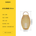 Outdoor waterproof woven floor lamp solar lawn light patio light villa courtyard light garden ambiance portable lamp