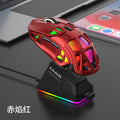 Viper x9pro wireless bluetooth three-mode hollow paw3311 e-sports gaming rgb luminous computer mouse usb