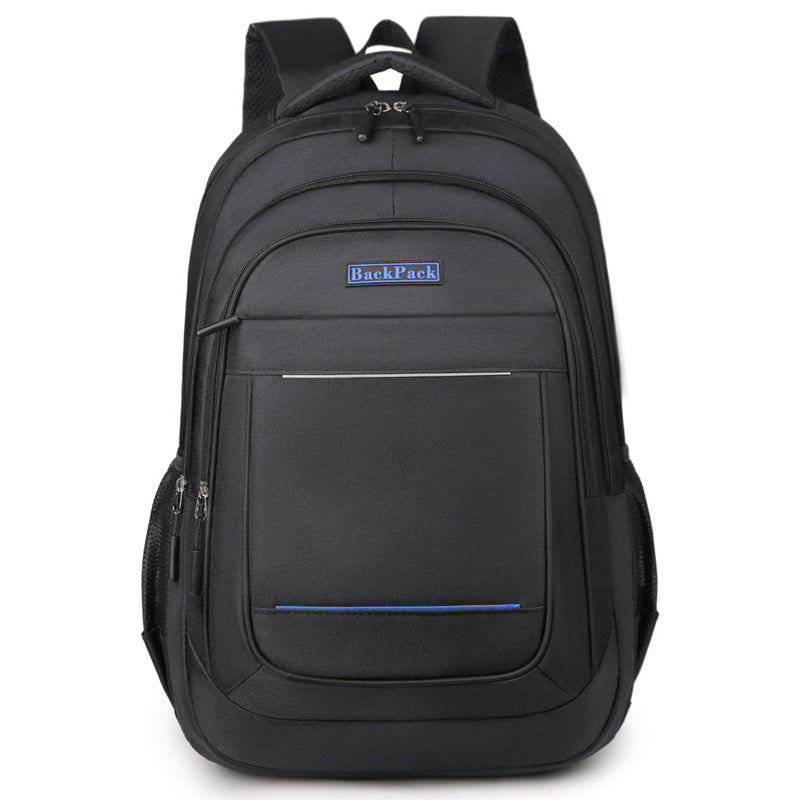 Cross-border backpack men's business computer backpack Oxford cloth commuting large capacity leisure student backpack customization