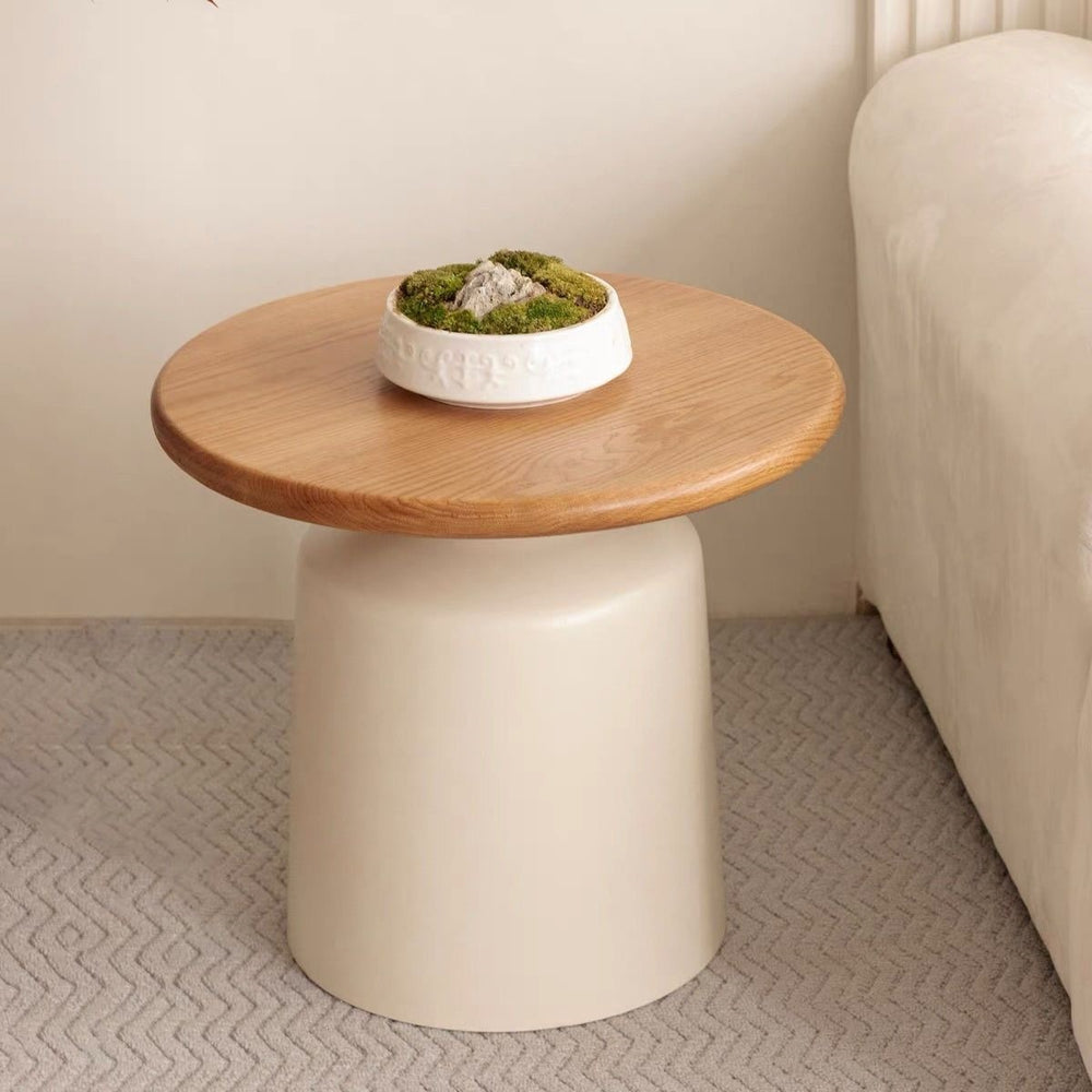 Living room small apartment casualpopular coffee table round martini b&b iron art round table cream style apartment tea table no