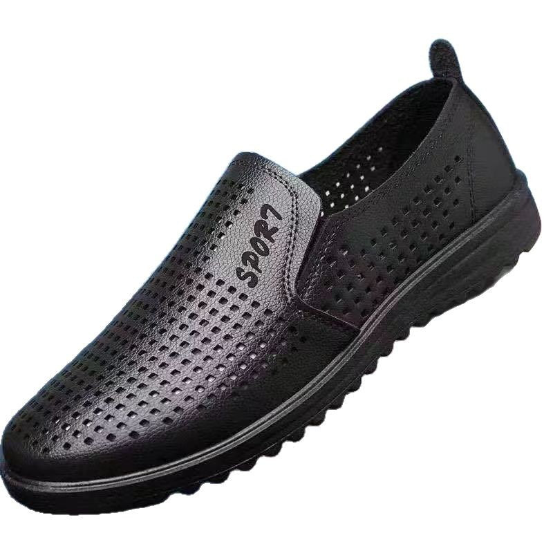 Summer new arrivals: hot-selling men's leather sandals - casual, soft-soled, breathable, business-ready, and formal sandals