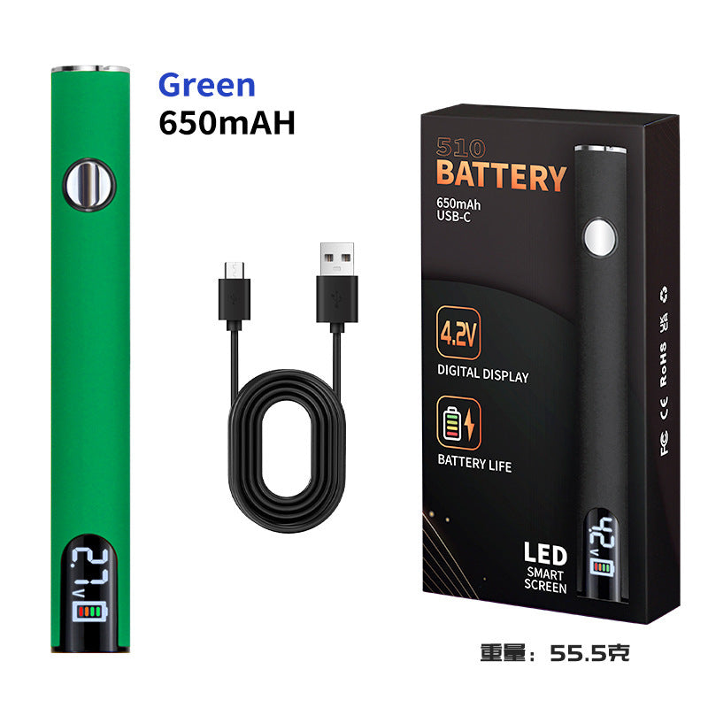Cross-border explosive portable USB electric soldering iron USB wire burning pen digital display electric welding pen adjustable temperature 510 Loro iron connector