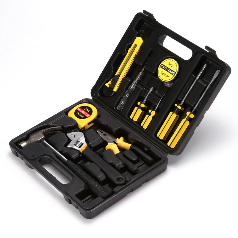 Manufacturer supplies portable tool set 12-piece set 8012-1 hardware combination toolbox maintenance kit