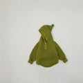 Kids' hooded knit sweater - autumn/winter collection - solid color, thickened, warm pullover for baby boys and girls - infant knit hoodie