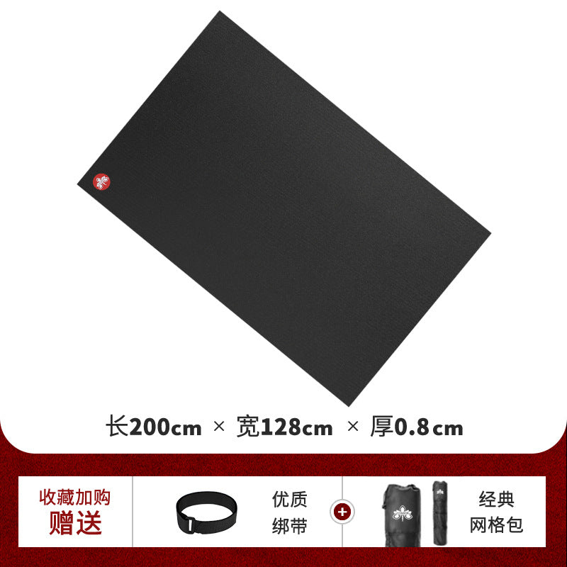 Gym double pvc large sports extra large fitness mat high density equipment mechanical shock absorbing mat sound insulationnon-slip