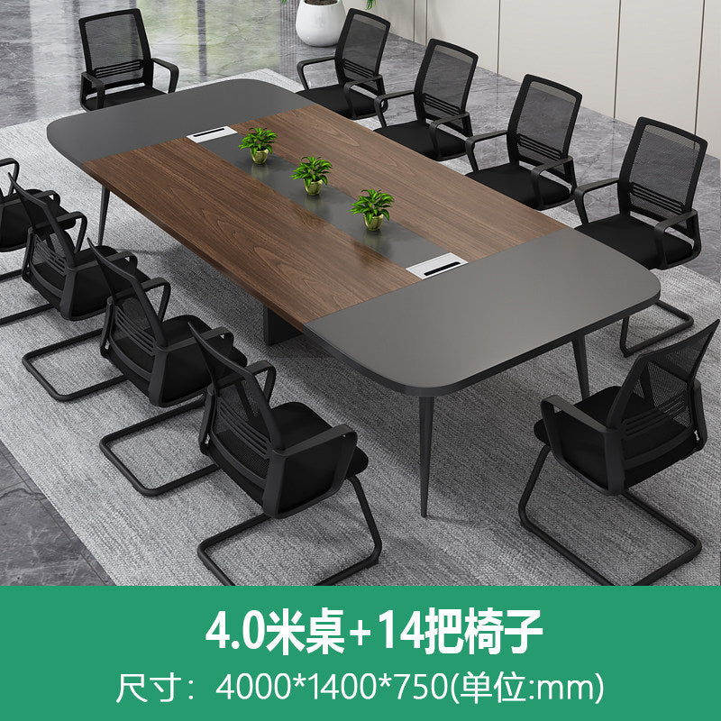 Saint li office desk conference table long table minimalist modern training reception negotiation meeting room office desk chair combination