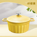 Household double-ear pot enamel pot non-stick pot stew pot popular large-capacity soup pot high-looking stew pot spot wholesale