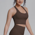 New arrival cross-border pure color i-shaped back tight breathable sports intimates running fitness yoga wear vest tops for women