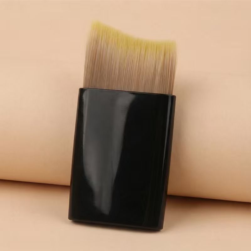 Single large blade brush powder bottom brush bevel bottom does not eat powder ultra-thin traceless powder bottom brush beauty tool makeup brush