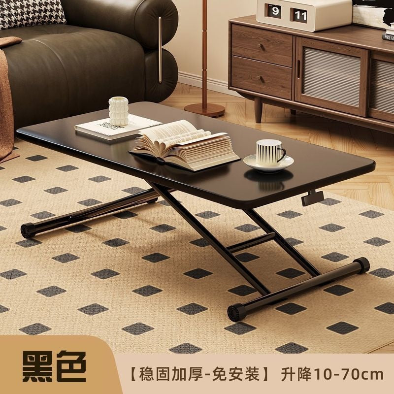 Lift coffee table and dining table dual-purpose lift two-in-one small apartment multi-functional dining table foldable coffee table movablefor home