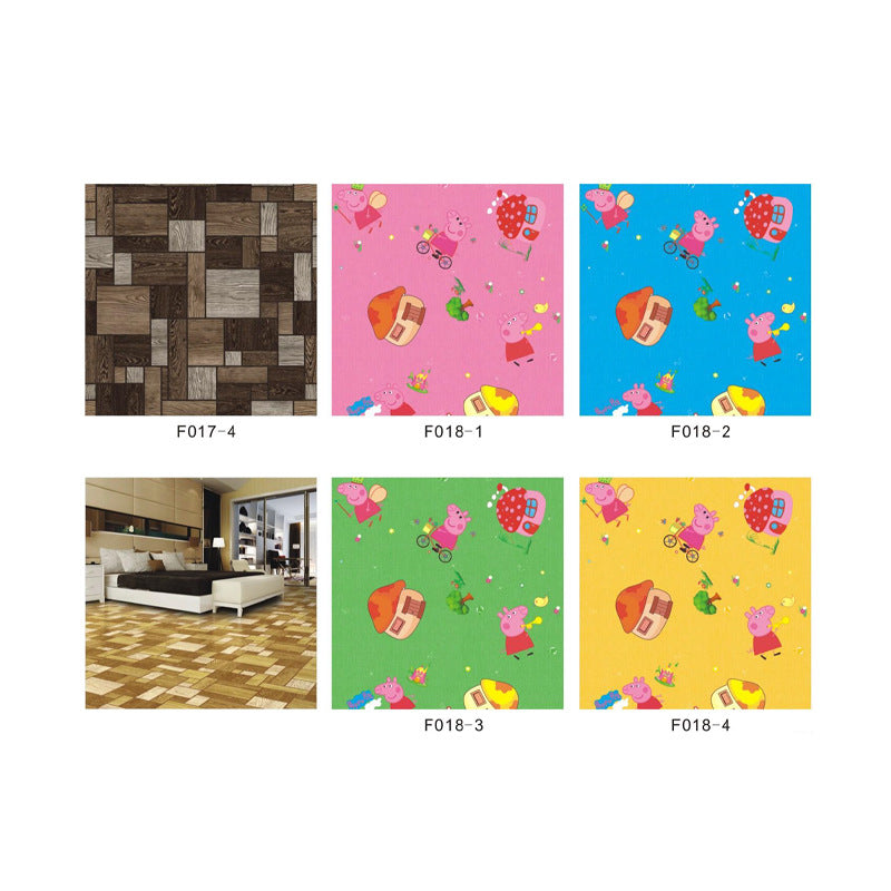 Customized PVC floor color pattern pattern size thickness plastic floor leather floor covering carpet pad floor glue