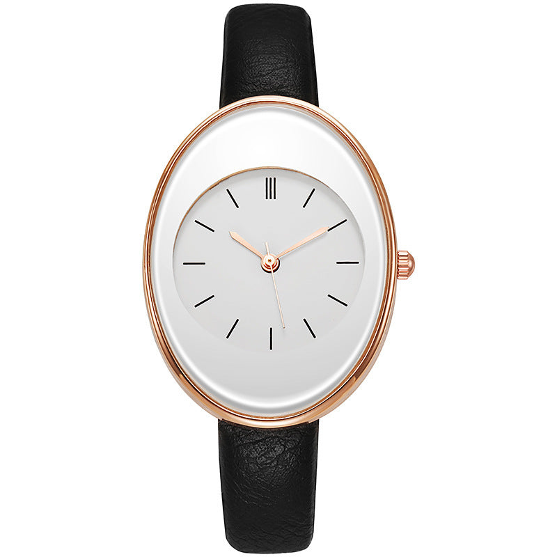 2022 new women's watch - fashionable, unique, minimalist quartz watch with leather strap - wholesale from aliexpress/wish