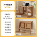 Solid wood folding table and chair floor-standing coffee table rental house handy gadget desk study table writing table for home computer table casual