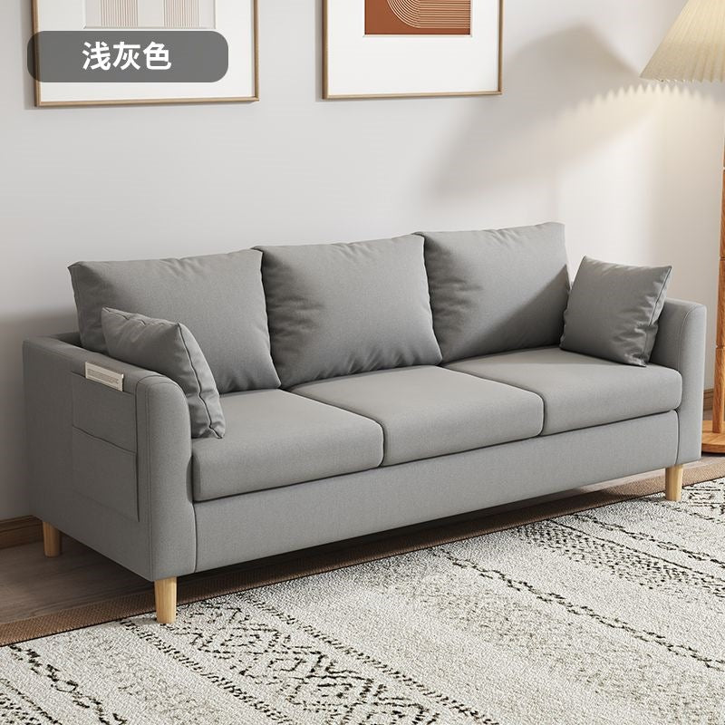 Bedroom double sofa small apartment scandinaviancasual modern economical rental house living room popular small sofa