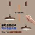 Medieval style iron restaurant chandelier surface mounted movable track adjustable hover chandelier scandinavianretro creative lamp