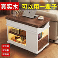 Solid wood coffee table tea table living room for homefoldable table sofa side table tea cabinet trolley movablelift coffee table