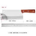 Stainless steel cleaver - sharp, heavy-duty kitchen knife for home use - perfect for chopping vegetables and meat - effortless cutting for home chefs and women