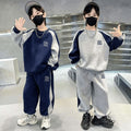 Boys' spring  new collection: stylish korean-inspired two-piece outfit for older boys - cool, trendy, and fashionable spring/autumn look