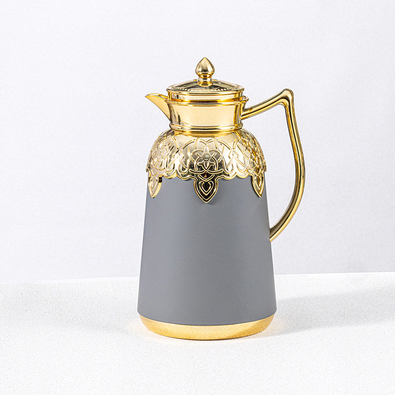 Wholesale gifts coffee pot thermos pot for home large capacity european style coffee pot