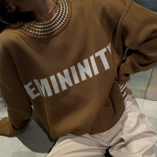 popular 2024 European and American  spring and autumn new knitted sweater knitted sweater round neck pullover women's top