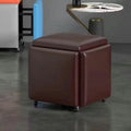Waterproof leather-brown