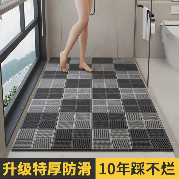 Bathroom non-slip mat, water-proof floor mat, bathroom mat, bathroom shower room, thickened waterproof toilet, foot mat hollow