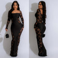 C6865 cross-border   fashion women's solid color sexy patchwork backless maxi dress