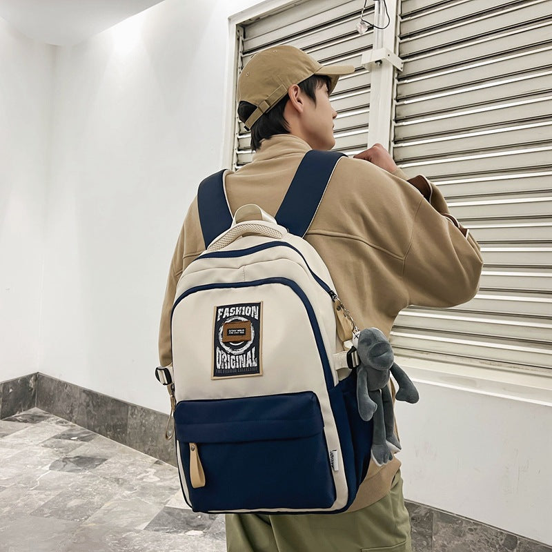 Factory direct backpack: stylish, lightweight, high-capacity, durable, and scratch-resistant backpack for middle school students