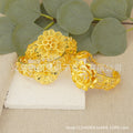 Exquisite copper flower bangle for women - cross-border middle east & africa, arabian luxury charm, wedding & banquet gift