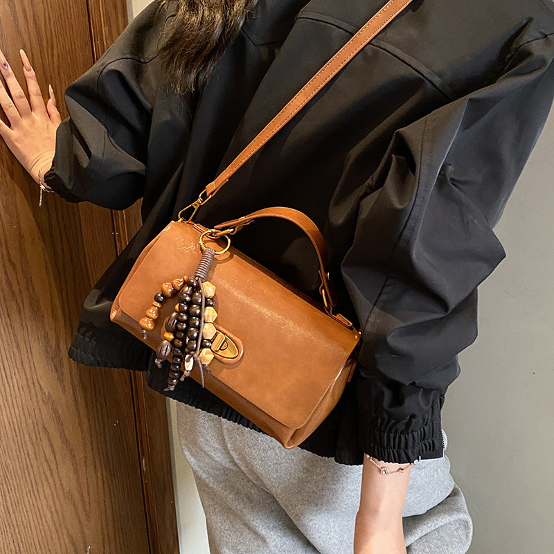 High-quality korean style small square bag - new 2025 autumn/winter fashionable minimalist handbag, versatile commuter shoulder & crossbody bag